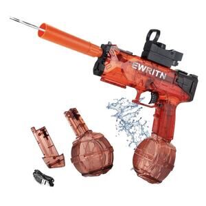 Electric Water Gun – Automatic, Rechargeable, 32FT Range, Kids & Adults, Summer